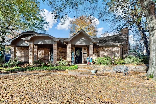 3075 Clark Ln, Paris, TX 75460 - view of front of house featuring brick siding and a chimney