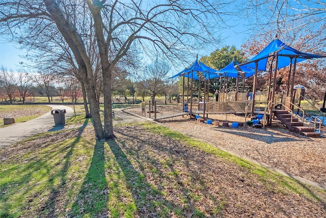 view of play area