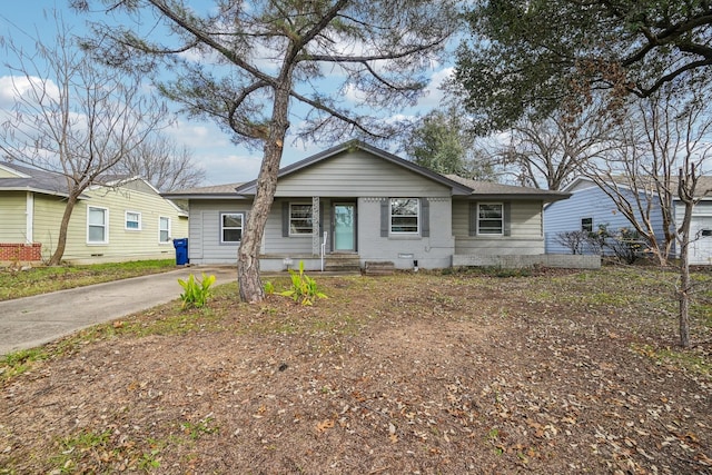 view of ranch-style house