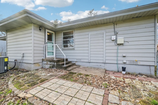 entrance to property with central AC