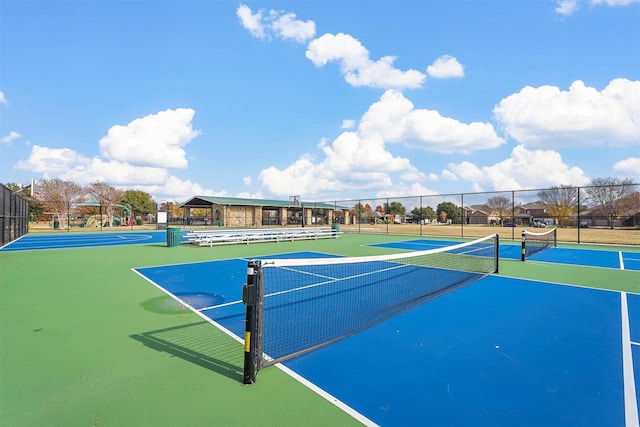 view of sport court featuring basketball court