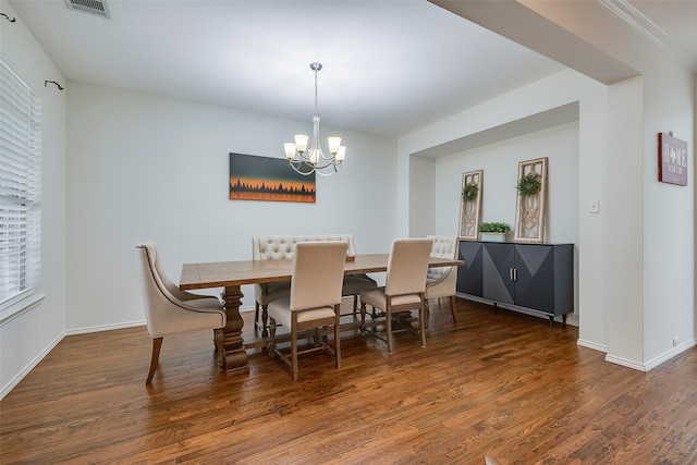 15404 Adlong Dr, Fort Worth, TX 76262 - dining area featuring a chandelier and wood finished floors