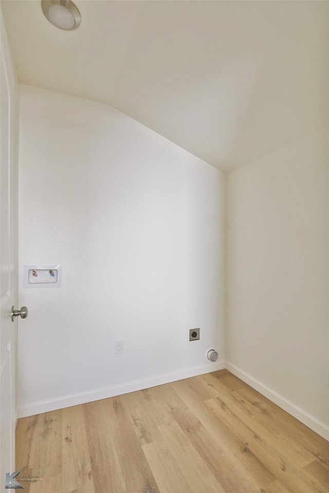 spare room featuring hardwood / wood-style floors