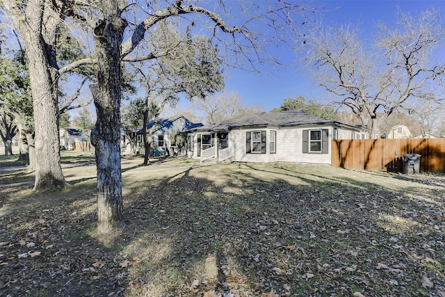 view of rear view of house