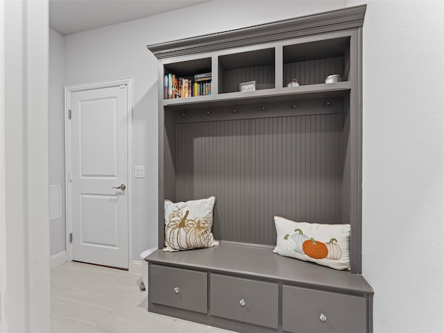 view of mudroom