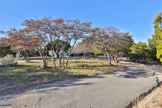 view of street featuring a rural view