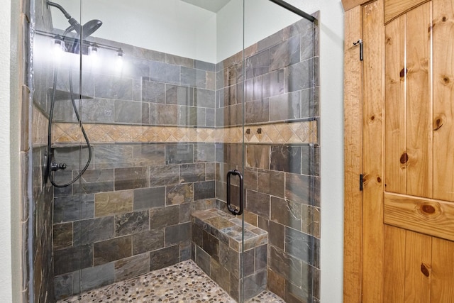 bathroom with walk in shower