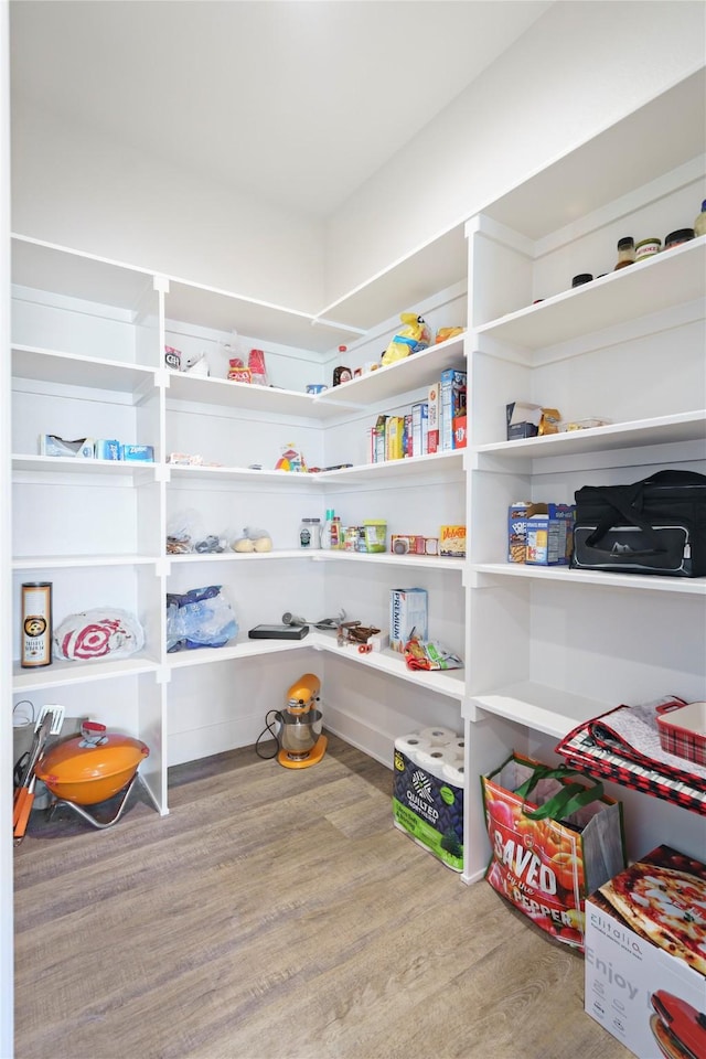 view of pantry