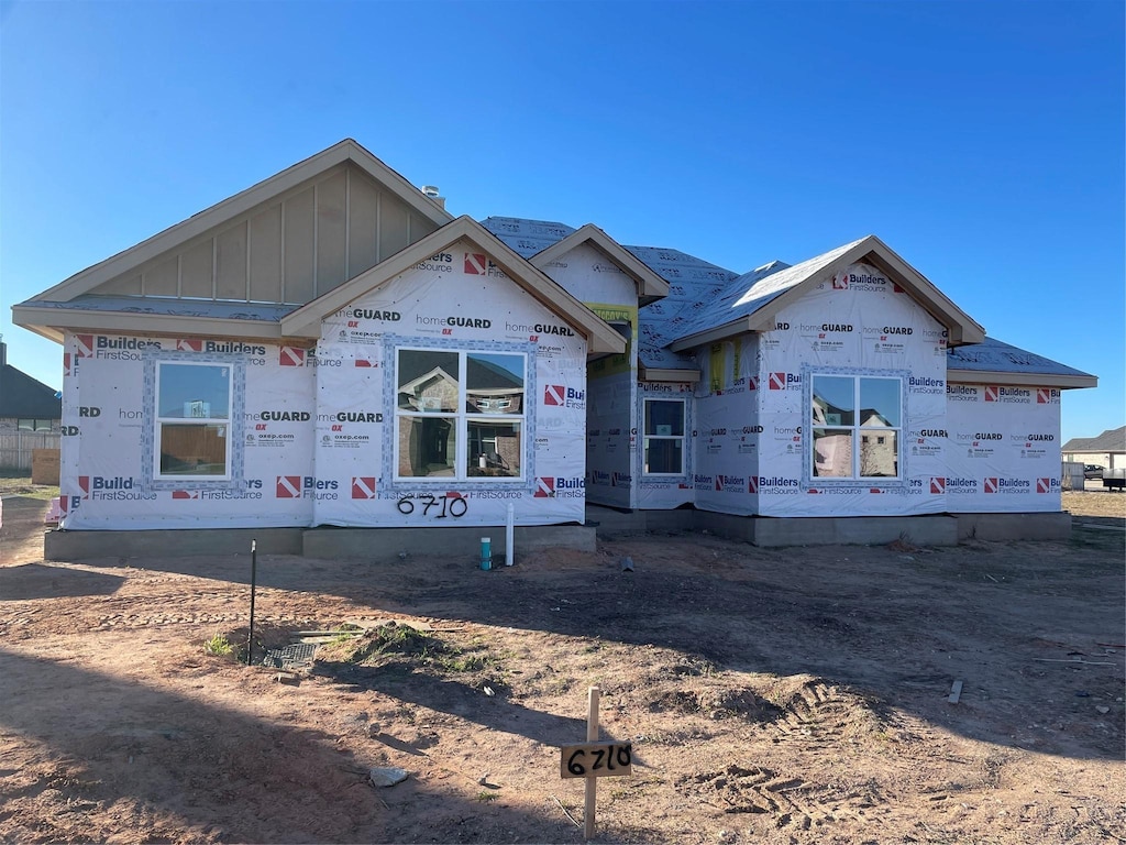 view of property under construction