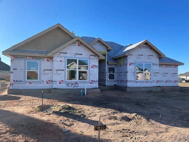 view of property under construction