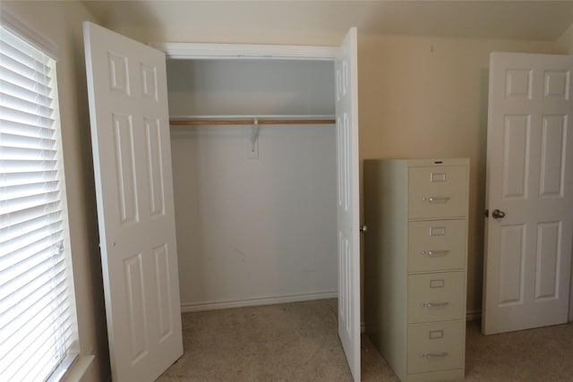 view of closet
