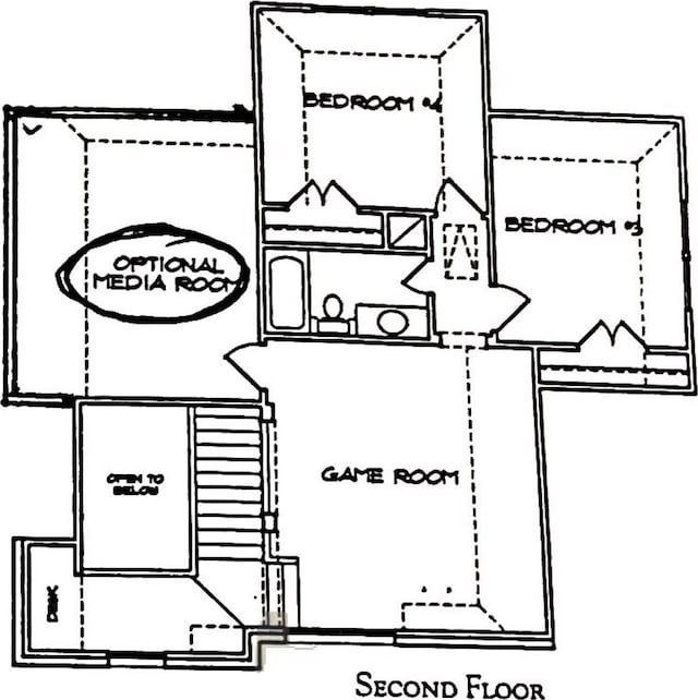 313 Hidden Lake Ct, Burleson, TX 76028 - property floor plan