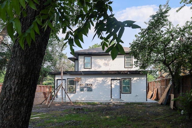 view of back of property