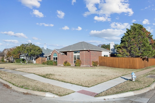 view of front of home