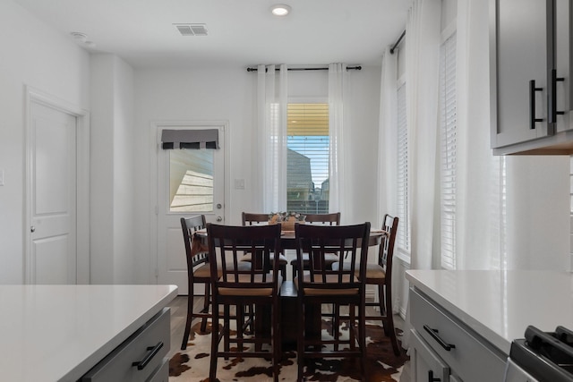 view of dining room