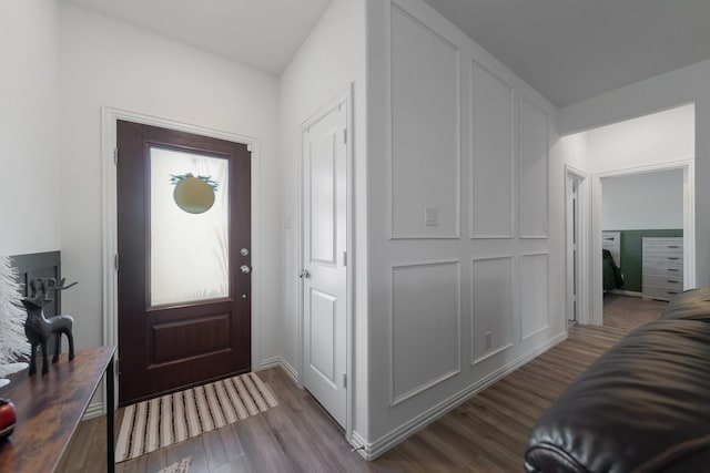 foyer featuring light wood-type flooring