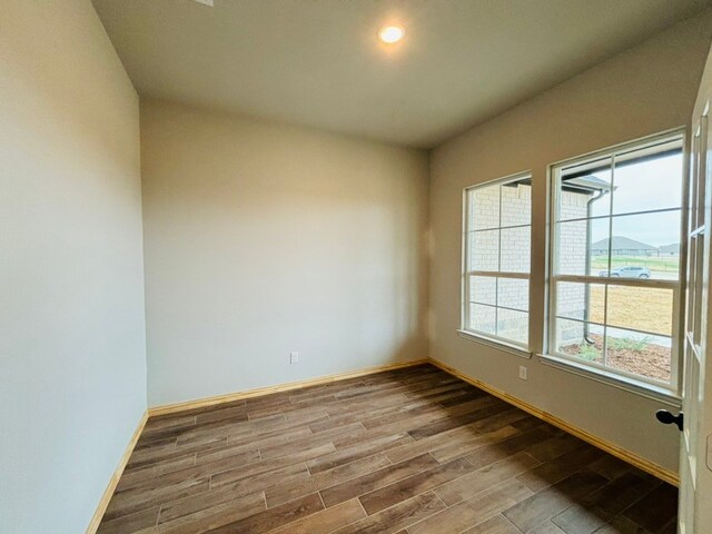 spare room featuring a wealth of natural light