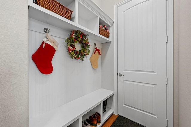 view of mudroom