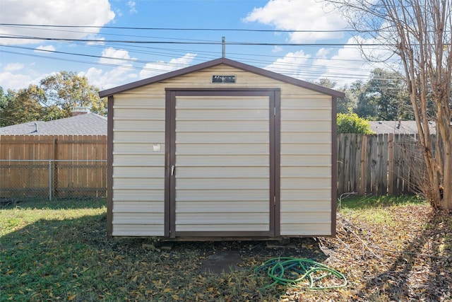 view of outbuilding