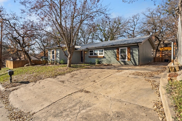 view of ranch-style house