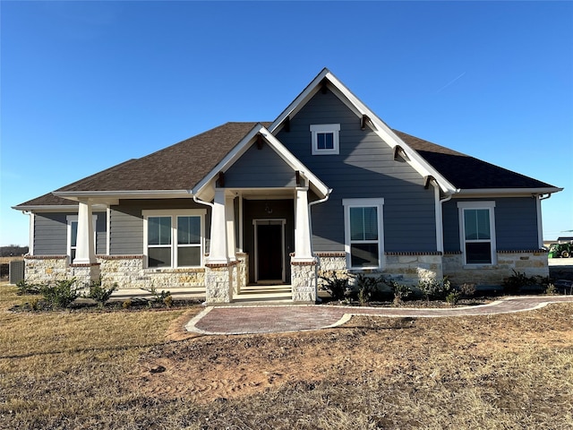 view of craftsman inspired home