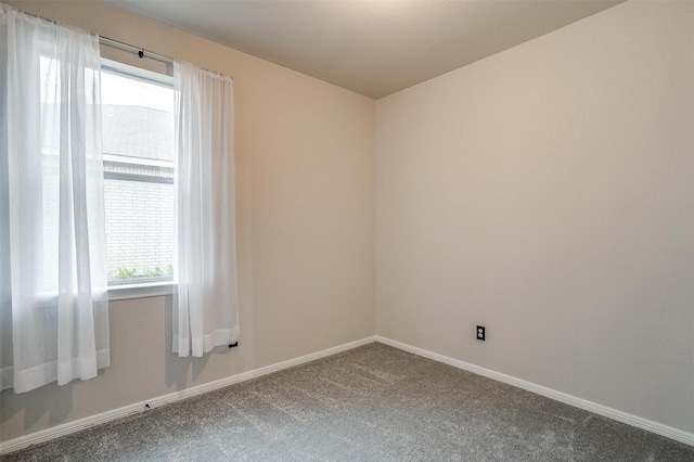 empty room featuring carpet floors