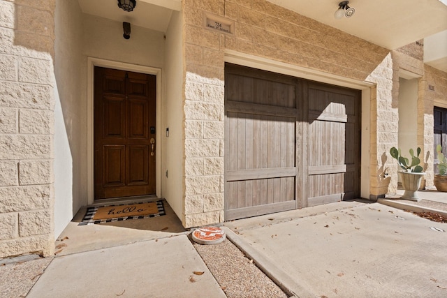 view of entrance to property