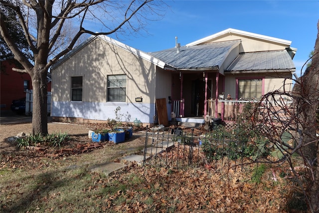 view of front of home