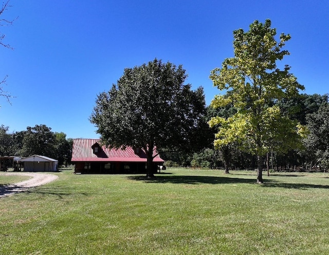 view of yard