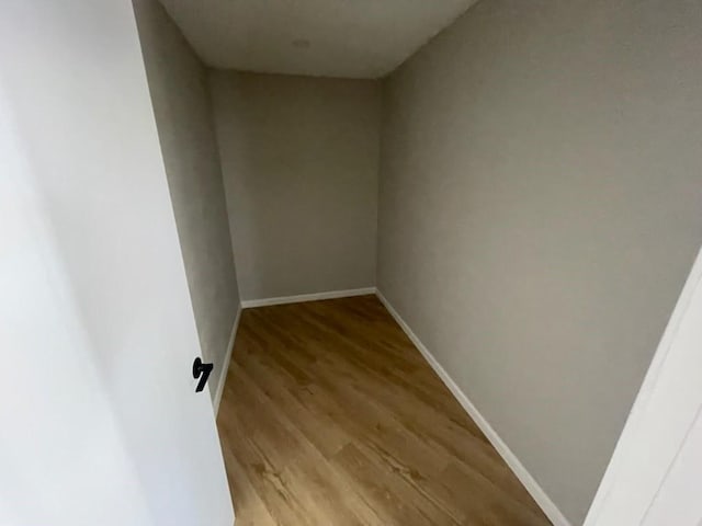 interior space featuring light hardwood / wood-style floors