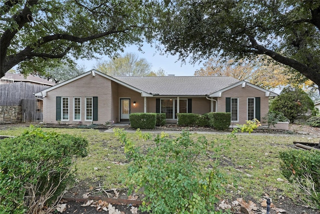 view of ranch-style house