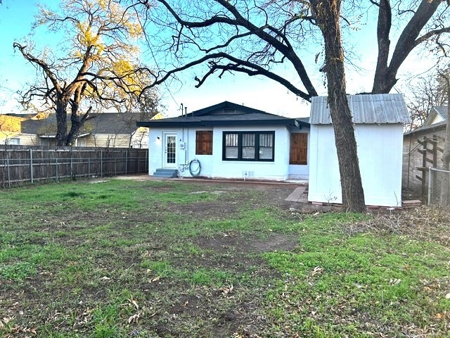 view of rear view of property