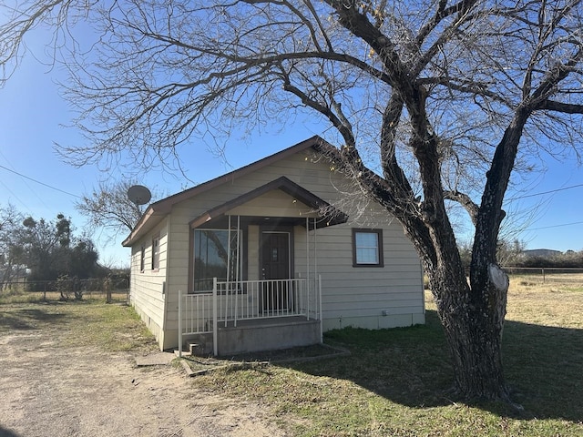 view of bungalow-style house