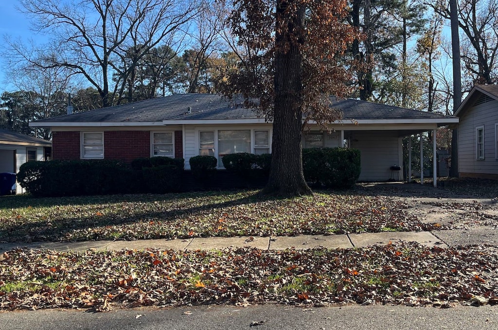 view of ranch-style house