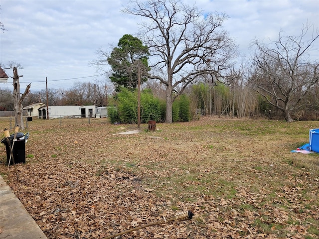 view of yard