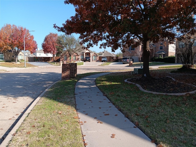 view of road