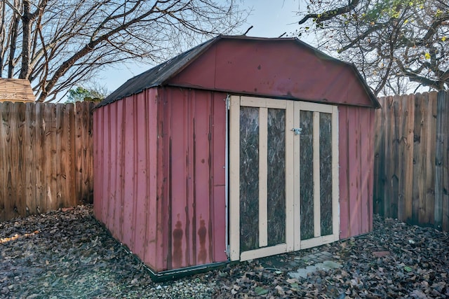 view of outdoor structure