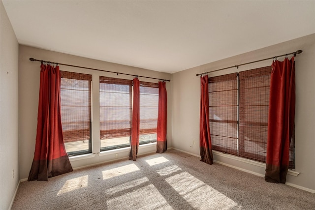 empty room featuring carpet floors