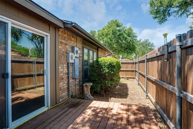 2818 Happy Hollow Dr, Wichita Falls, TX 76308 - wooden terrace with a fenced backyard