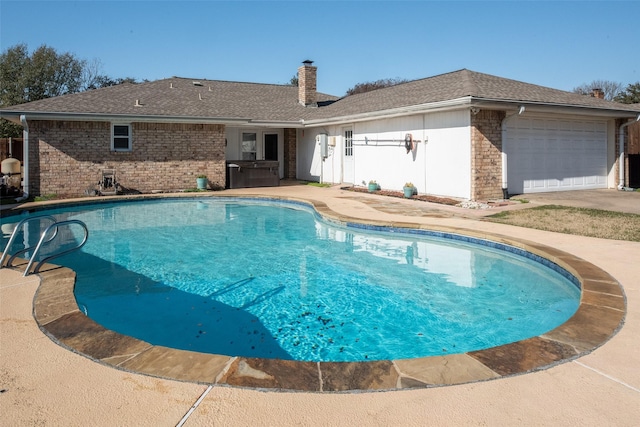 view of pool