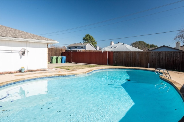 view of pool