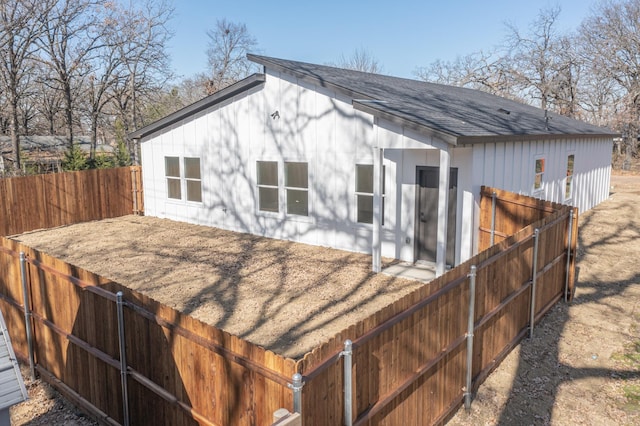 view of back of property