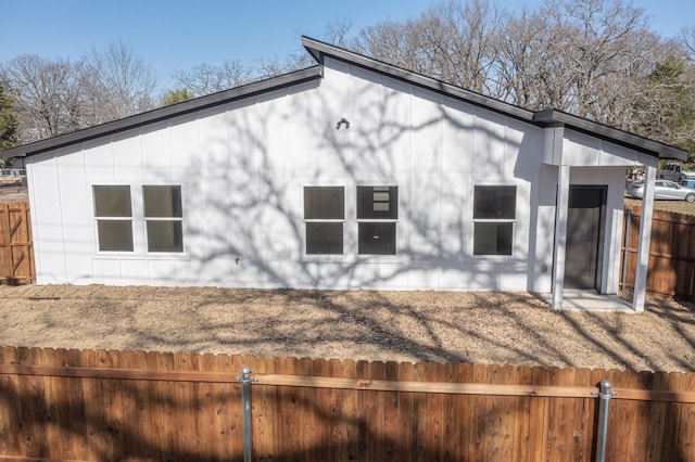 view of back of property