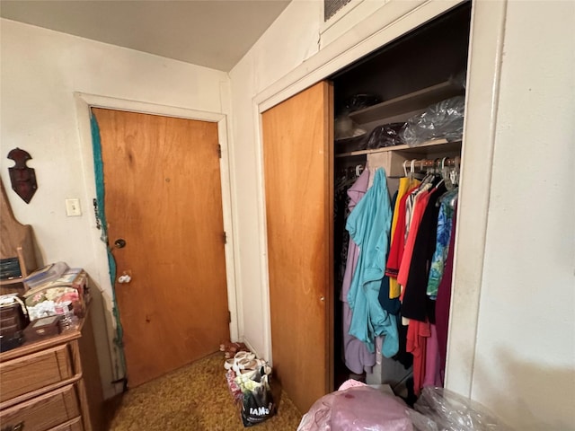 view of closet