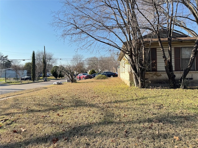 view of yard