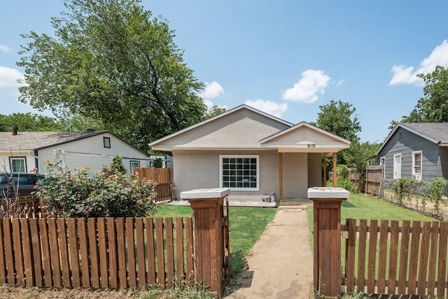 view of bungalow-style house