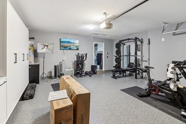 view of workout room