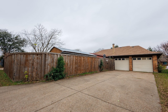 view of side of property