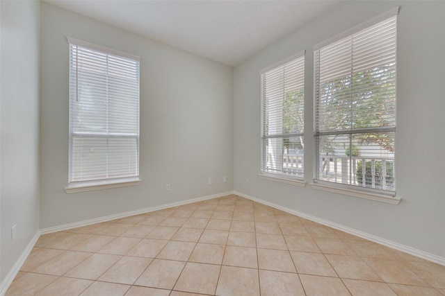 view of tiled empty room