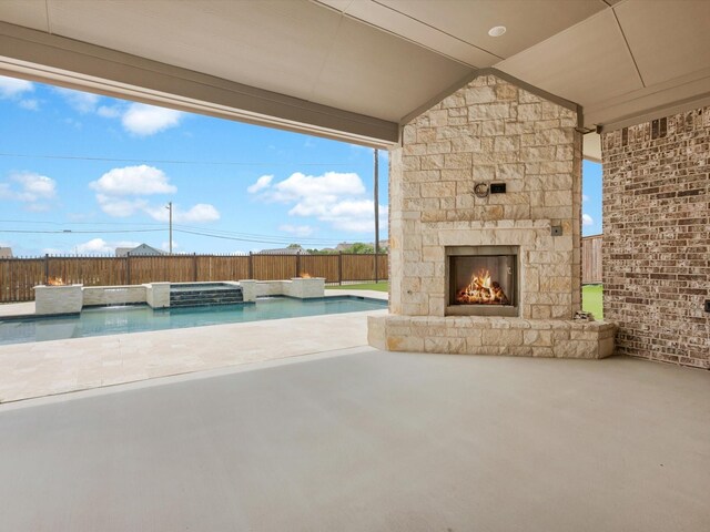 4113 Frontera Vista Dr, Fort Worth, TX 76179 - game room with light colored carpet, lofted ceiling, and baseboards